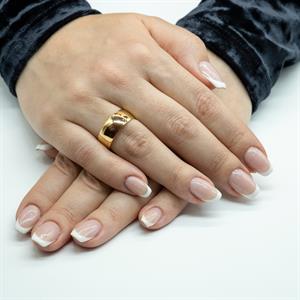 Klasik 8mm. Bombe2li Kadın Alyans