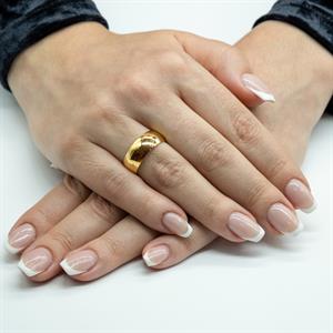 Klasik 8mm. Bombeli Kadın Alyans