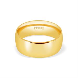 Klasik 8mm. Bombe1li Erkek Alyans