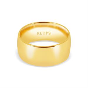 Klasik 9mm. Bombe1li Kadın Alyans