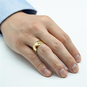 Klasik 9mm. Bombe2li Erkek Alyans