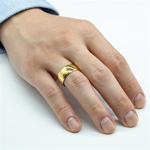 Klasik 9mm. Bombe1li Erkek Alyans