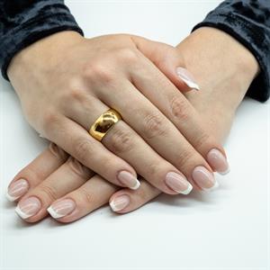 Klasik 9mm. Bombeli Kadın  Alyans