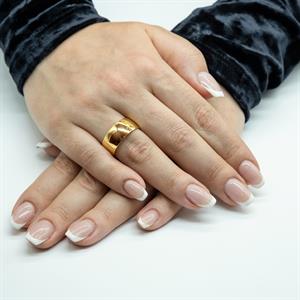 Klasik 9mm. Bombe1li Kadın Alyans