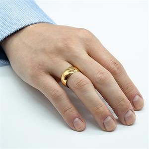 Klasik 9mm. Bombeli Erkek Alyans