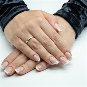 Lazer Kesim Vintage Altın Alyans Modeli Kadın