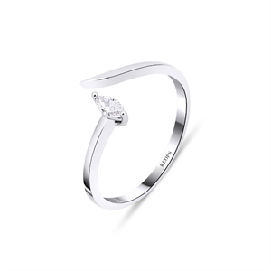 Markiz Pırlanta Nemesis Tektaş Yüzük - IDL Sertifikalı