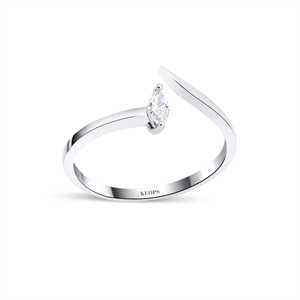 Markiz Pırlanta Nemesis Tektaş Yüzük - IDL Sertifikalı