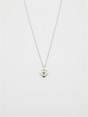 Peridot Taşlı Ağustos Ayı Doğum Kolyesi - 900908