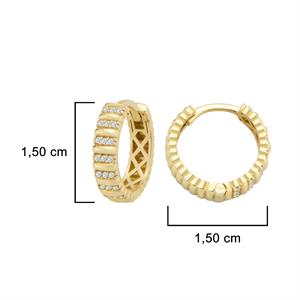 Pırlanta Antique Halka Küpe