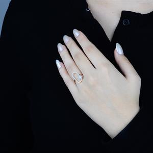 Pırlanta Damla Nemesis Yüzük - IDL Sertifikalı