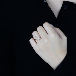 Pırlanta Damla Nemesis Yüzük - IDL Sertifikalı