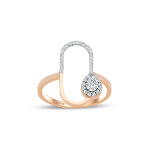 Pırlanta Damla Nemesis Yüzük - IDL Sertifikalı