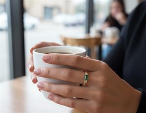 Pırlanta Daphny Vintage Zümrüt Yüzük -  EMR1100915