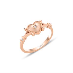 Pırlanta Kardia Yüzük - IDL Sertifikalı