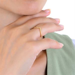 Pırlanta Nemesis Yarımtur Yüzük - IDL Sertifikalı