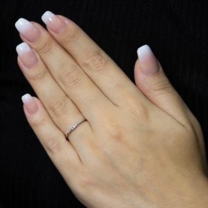 Pırlanta Süzme Yarımtur Yüzük