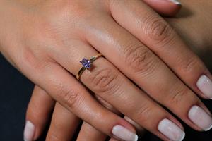 Purple İce Crush Yüzük