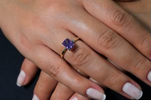 Purple İce Crush Yüzük
