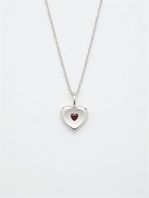 Ruby Taşlı Temmuz Ayı Doğum Kolyesi - 900907