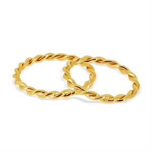 Sarı Burgu Vintage Altın Alyans Erkek Modeli