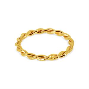 Sarı Burgu Vintage Altın Alyans Kadın Modeli