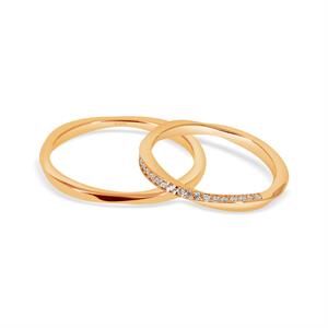 Sarmal Vintage Altın Alyans Modeli Erkek