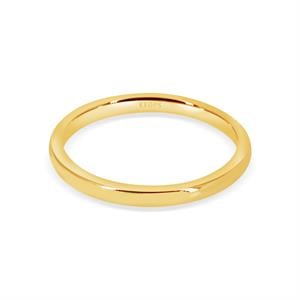 Silindir Taşlı Klasik Vintage Altın Alyans Kadın Modeli