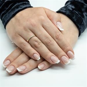 Silindir Taşlı Klasik Vintage Altın Alyans Kadın Modeli