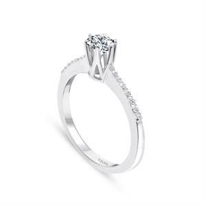 Toplam 0.39 Karat Pırlanta Tektaş Yüzük - IDL Sertifikalı