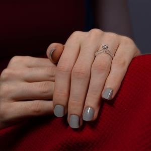 Toplam 0.36 Karat Pırlanta Tektaş Yüzük - IDL Sertifikalı