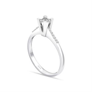 Toplam 0.24 Karat Pırlanta Tektaş Yüzük - IDL Sertifikalı