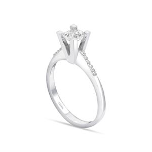 Toplam 0,64 Karat Pırlanta  Tektaş Yüzük - HRD Sertifikalı 