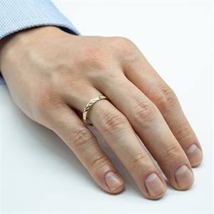 Virginia Vintage Altın Alyans Erkek Modeli