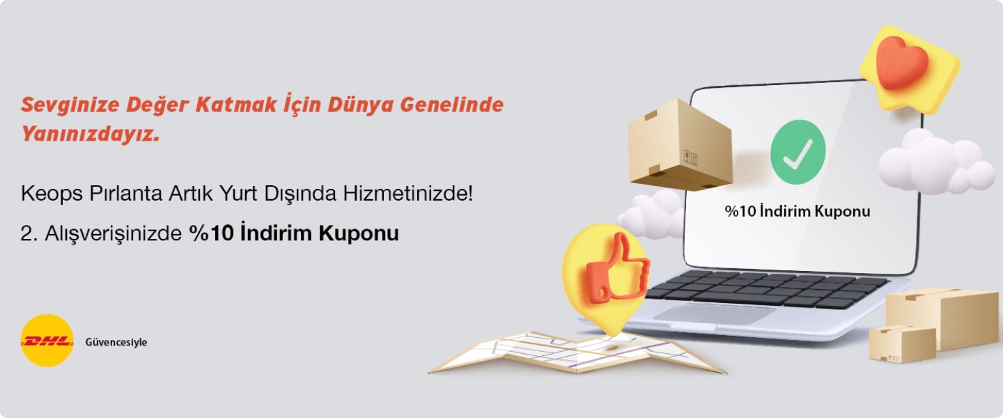 Keops Pırlanta Artık Yurt Dışında Hizmetinizde