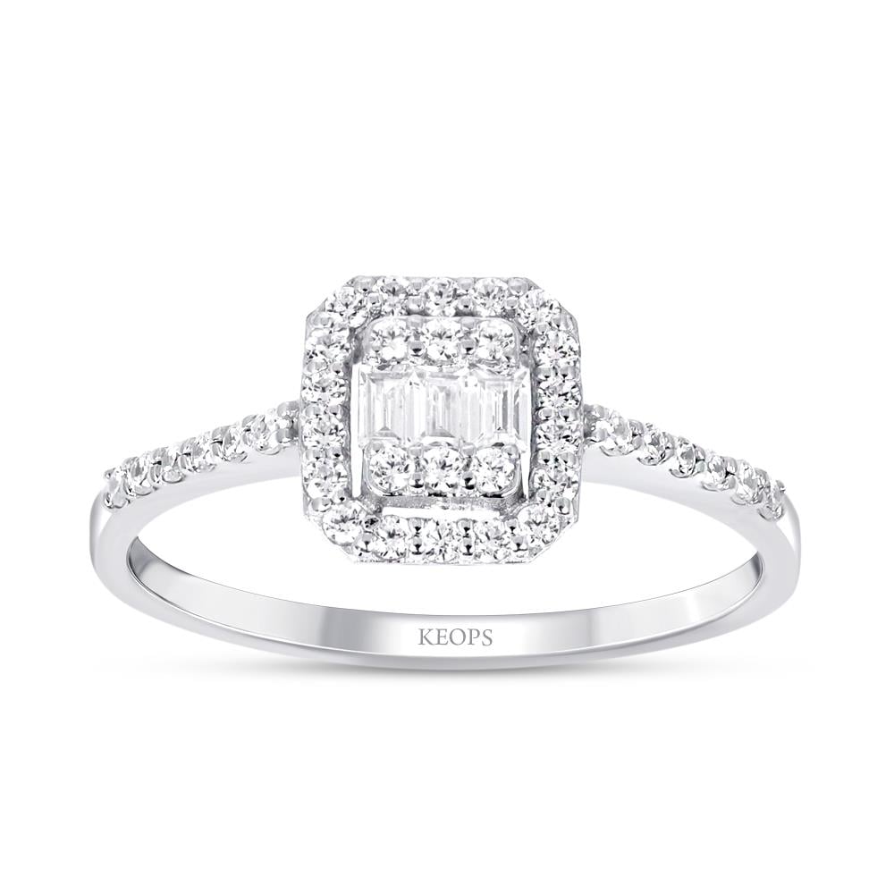 0.29 Karat Baget Pırlanta Yüzük