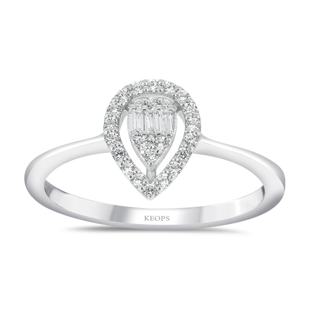 0.18 Karat Pırlanta Fantezi Yüzük