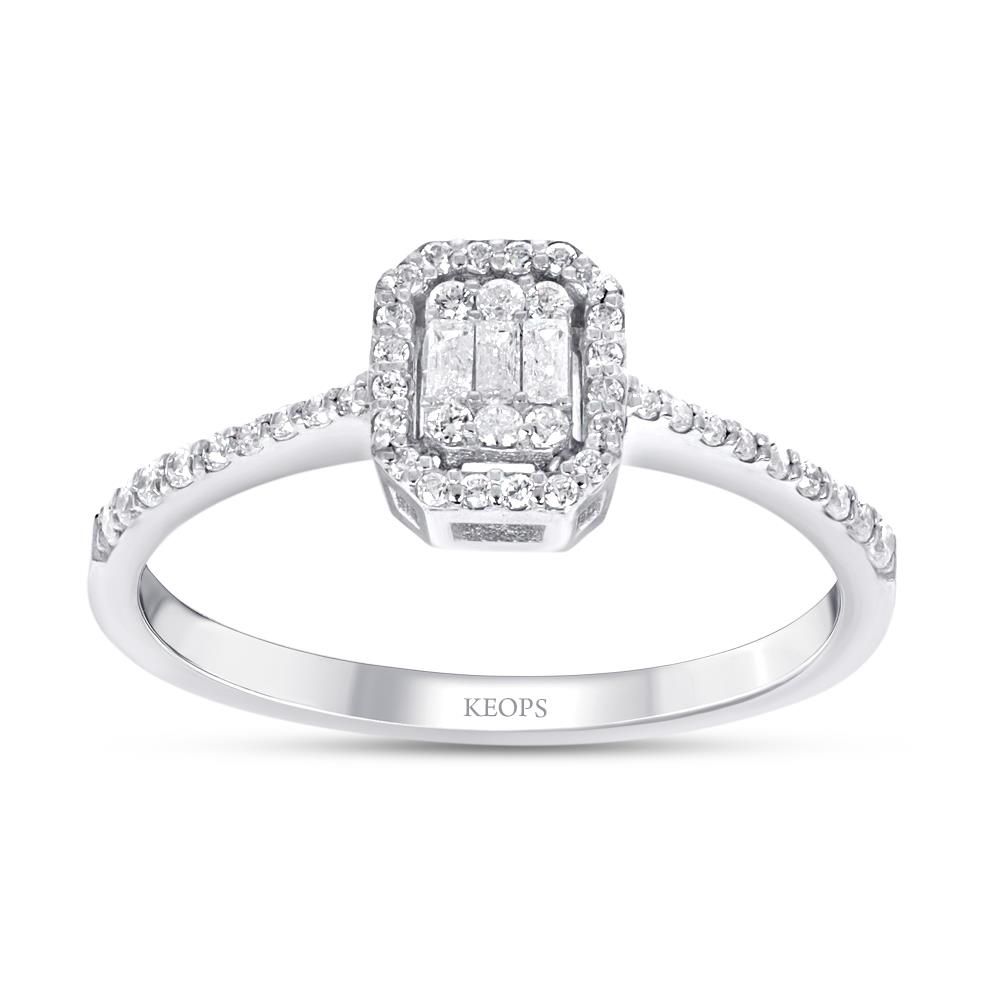 0.25 Karat Baget Pırlanta Yüzük