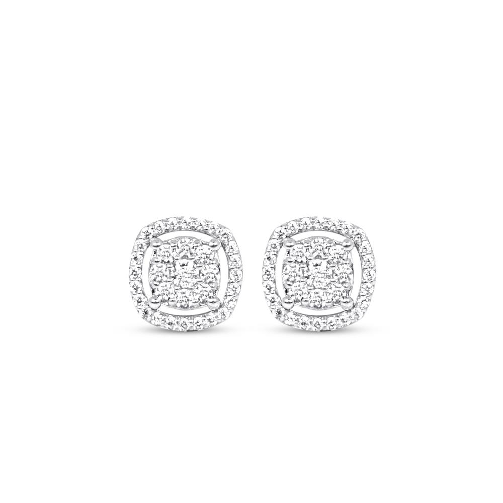 0.55 Karat Fantezi Pırlanta Küpe