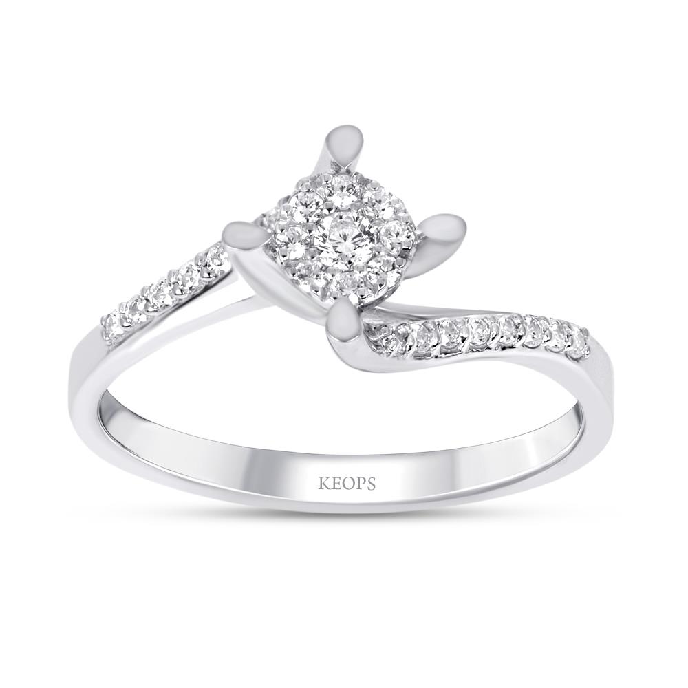 0.16 Karat Fantezi Pırlanta Yüzük