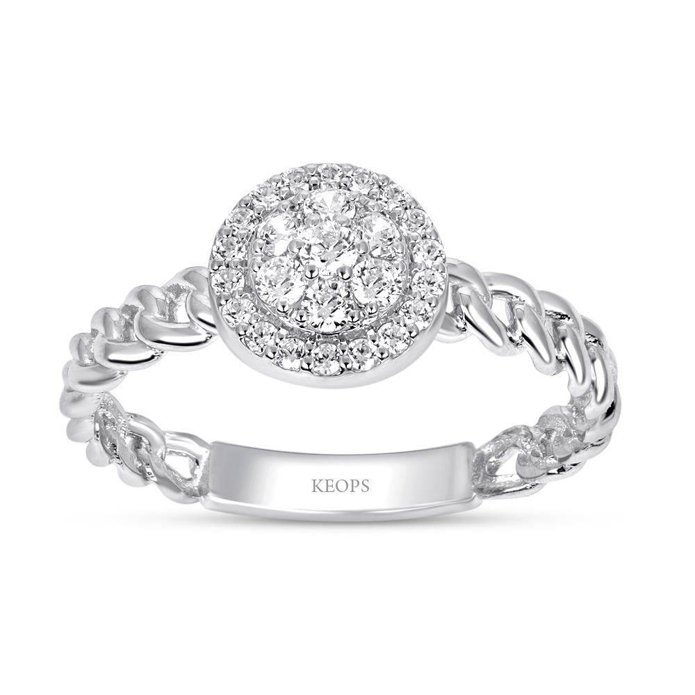 0.28 Karat Fantezi Pırlanta Yüzük