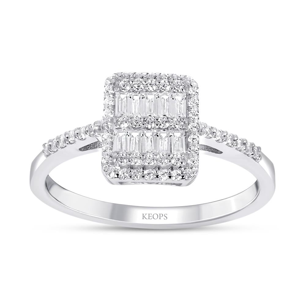 0.43 Karat Baget Pırlanta Yüzük