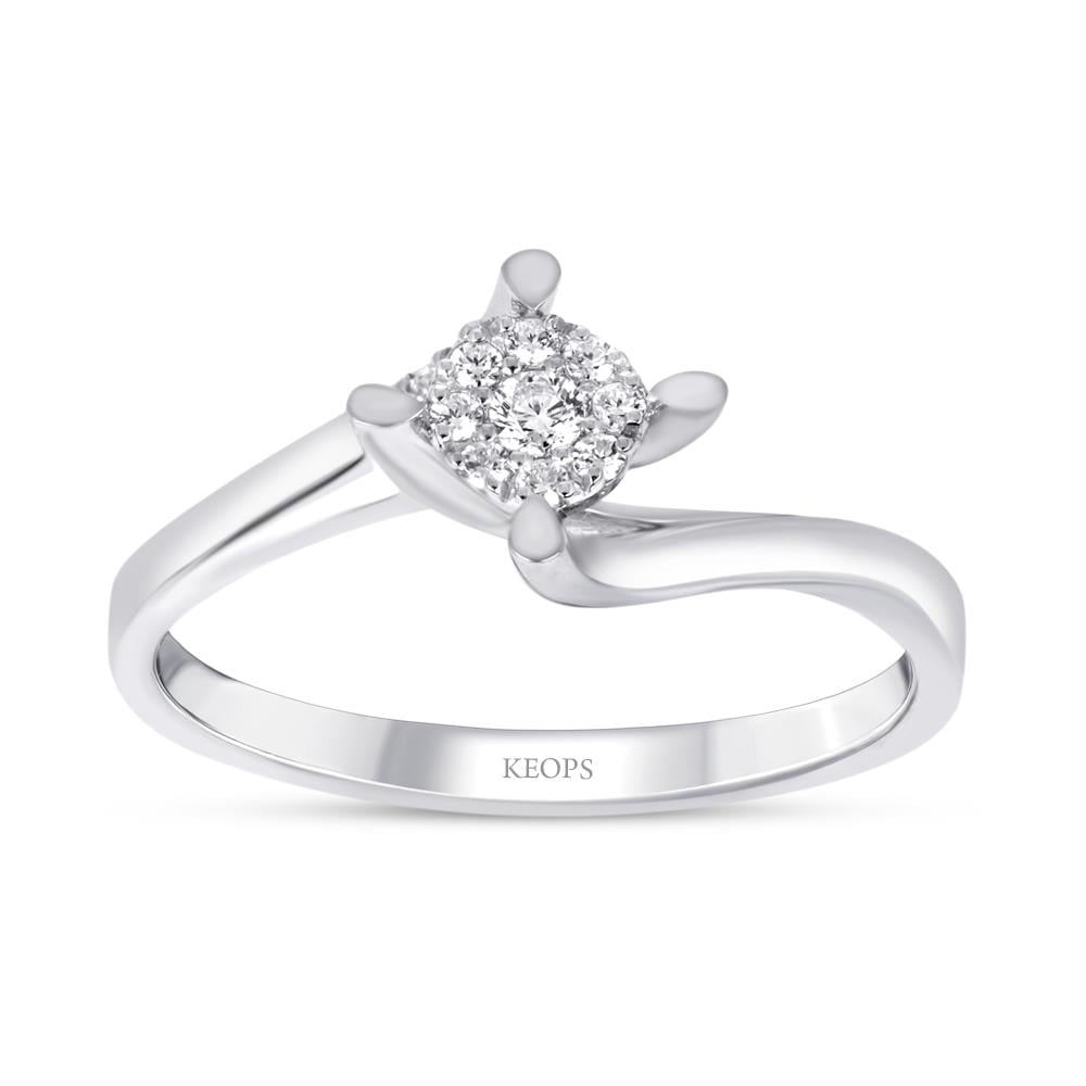 0.08 Karat Fantezi Pırlanta Yüzük