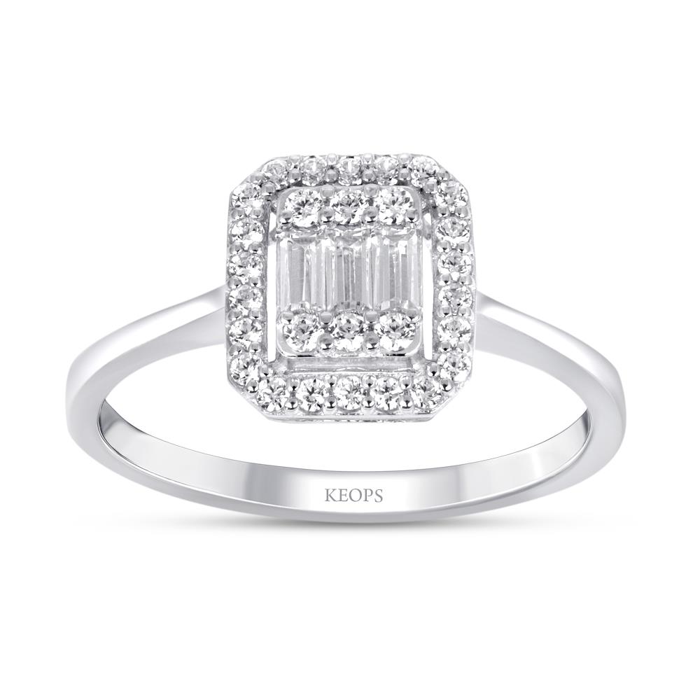 0.31 Karat Baget Pırlanta Yüzük