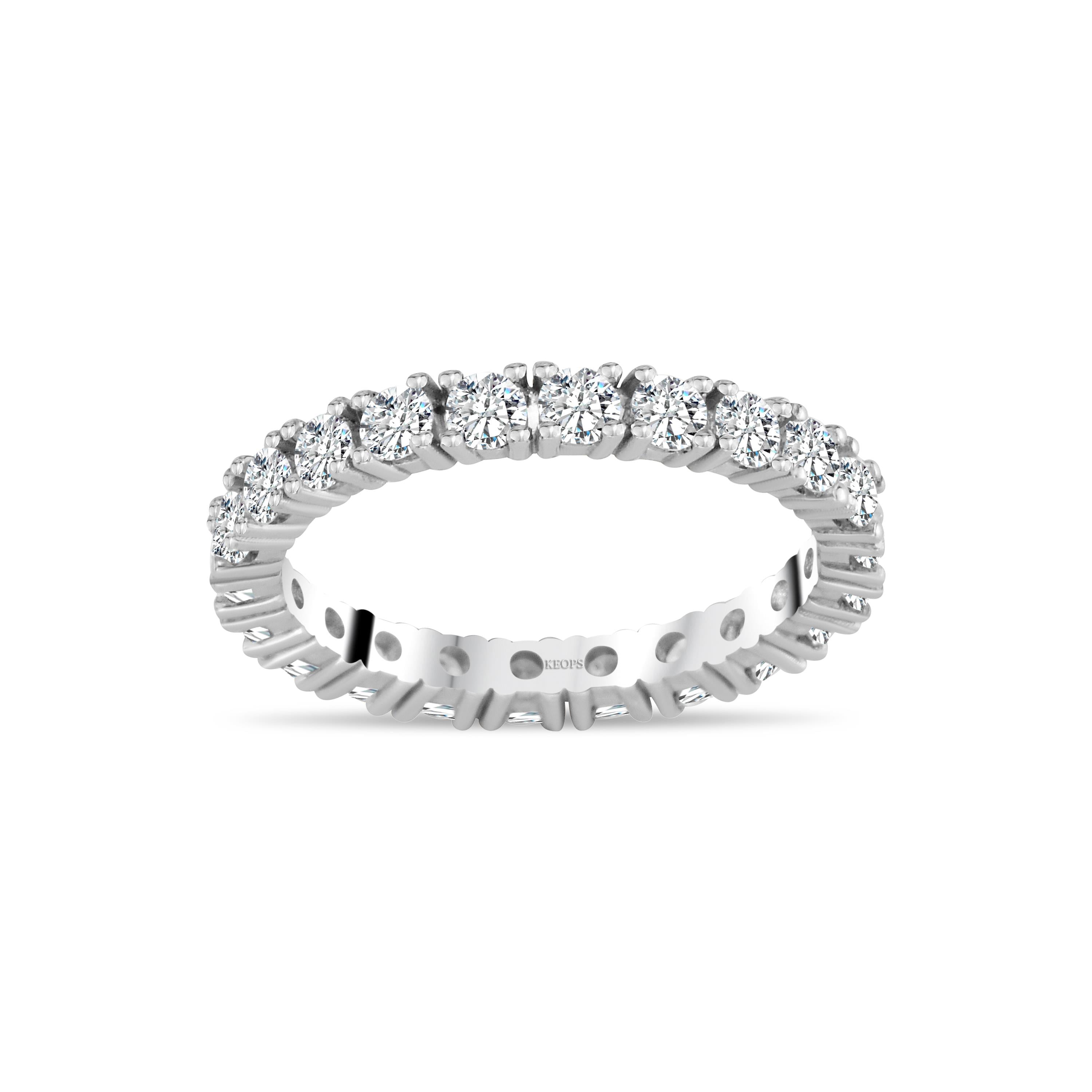 E Renk 1.55 Karat Pırlanta Tamtur Yüzük - IDL Sertifikalı