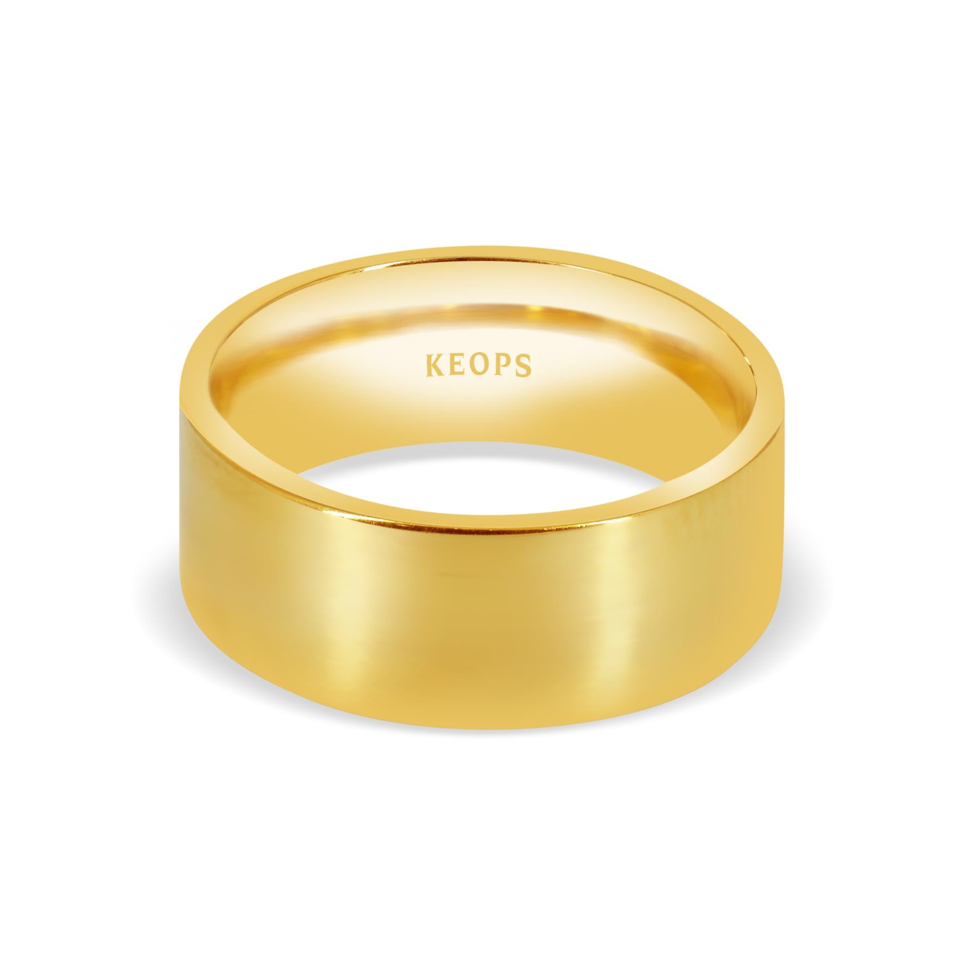 Erkek Klasik Düz Alyans 8,00 mm.