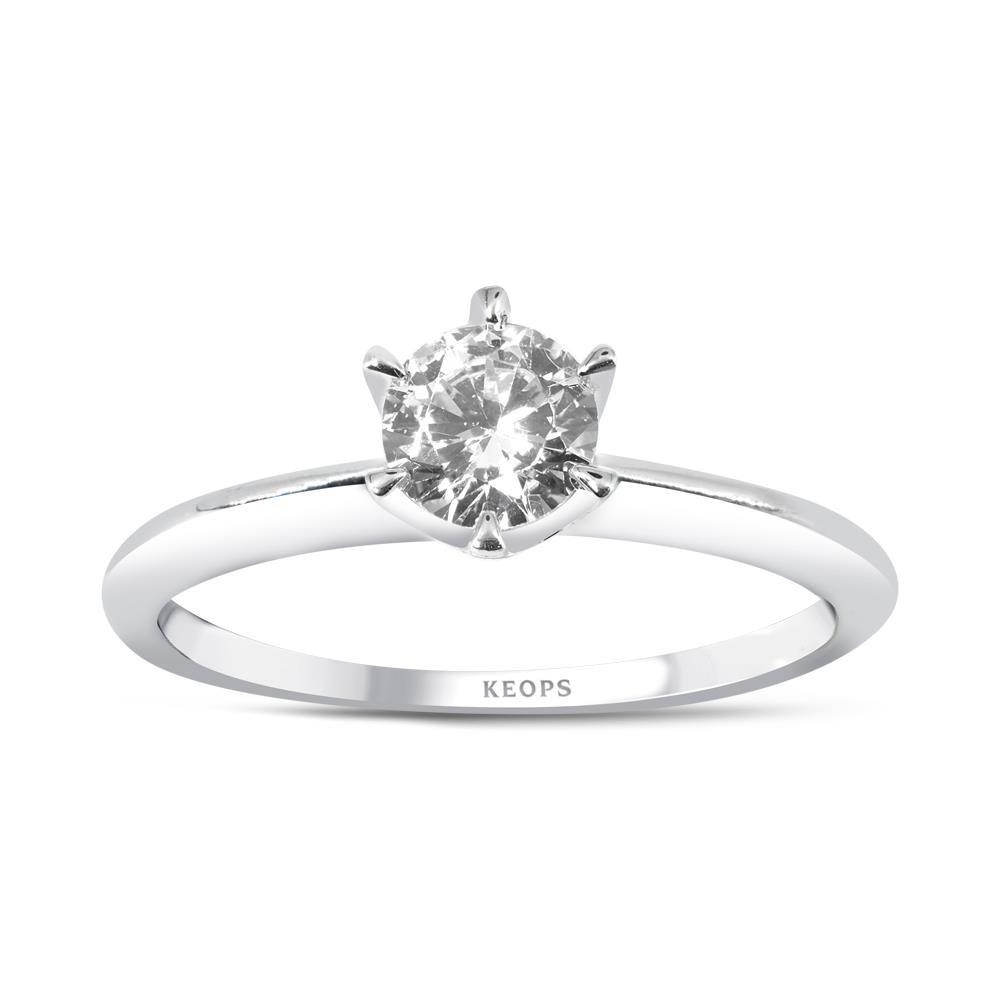 F Renk SI1  0.40 Karat Vintage Tektaş Yüzük