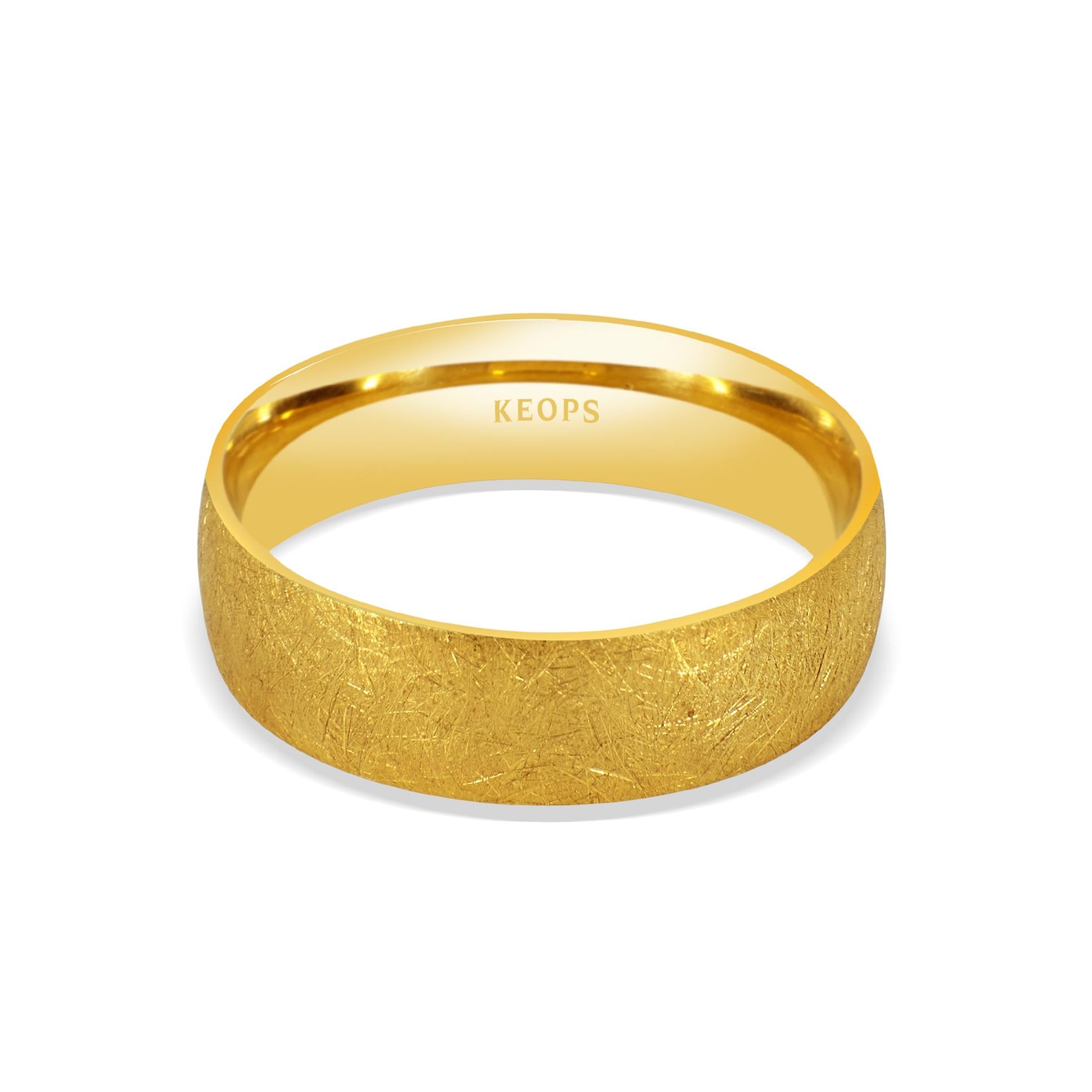 Kadın Çapraz Mat Klasik Bombeli Model Alyans