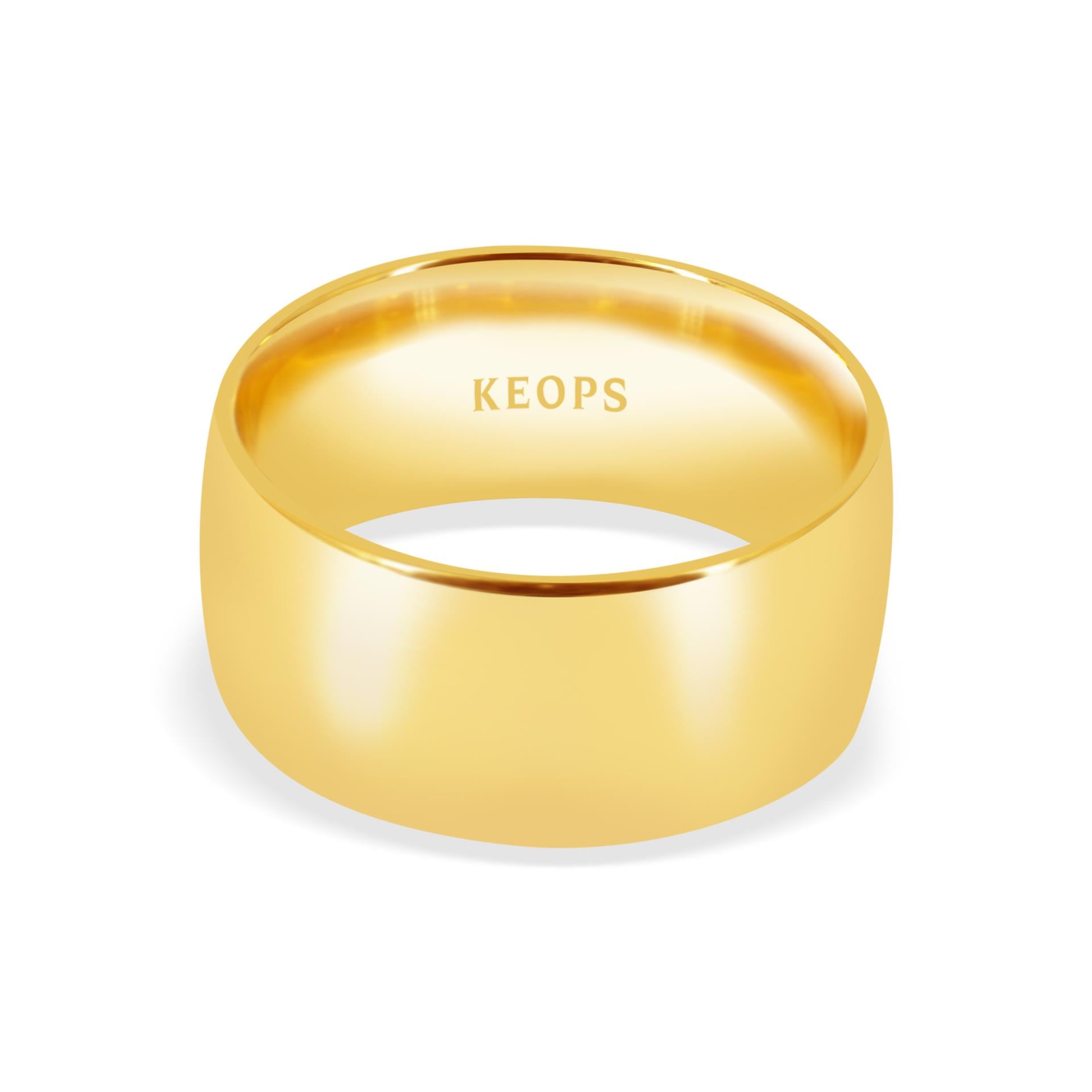 Klasik 10mm. Bombe1'li Erkek Alyans