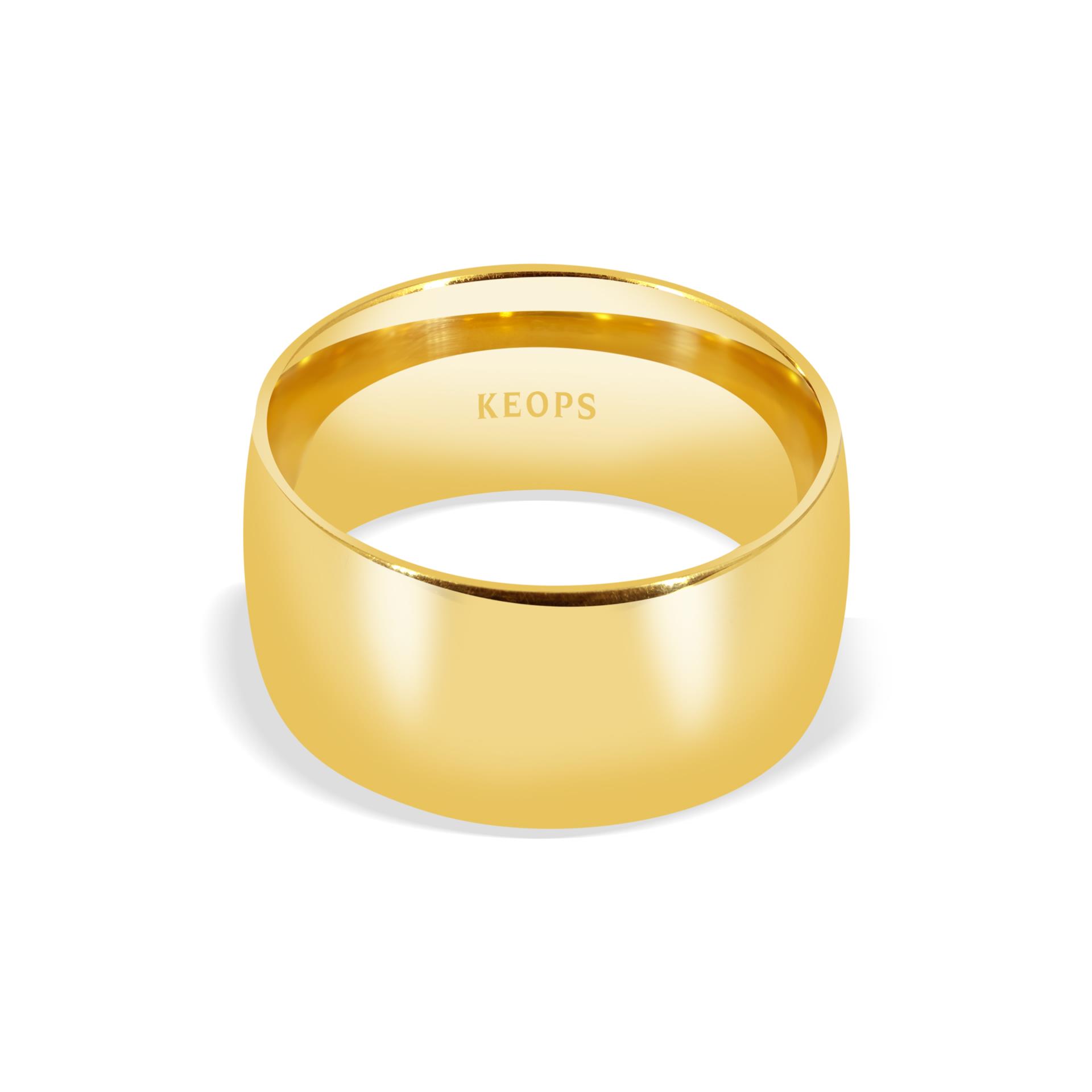 Klasik 10mm. Bombe2'li Kadın Alyans